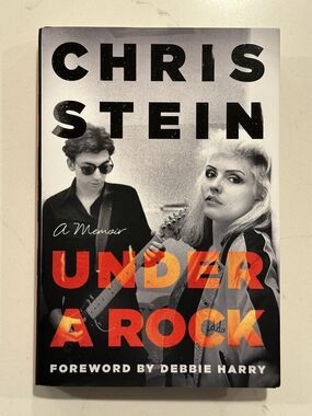 Chris Stein SIGNED A Memoir Under A Rock AUTOGRAPHED Hardback NEW With COA #2